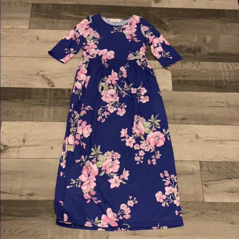 Adorable girls maxi dress